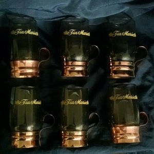 Vintage Beautiful unique 6 piece cups set